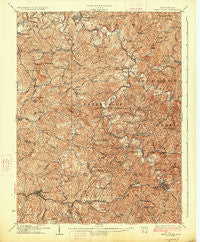 West Union West Virginia Historical topographic map, 1:62500 scale, 15 X 15 Minute, Year 1926
