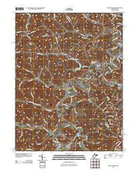 West Milford West Virginia Historical topographic map, 1:24000 scale, 7.5 X 7.5 Minute, Year 2011