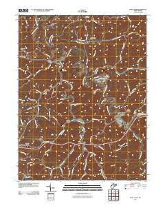 West Union West Virginia Historical topographic map, 1:24000 scale, 7.5 X 7.5 Minute, Year 2011