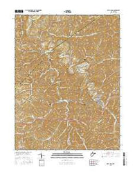 West Union West Virginia Current topographic map, 1:24000 scale, 7.5 X 7.5 Minute, Year 2016