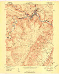 Westernport Maryland Historical topographic map, 1:24000 scale, 7.5 X 7.5 Minute, Year 1951