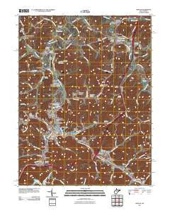 Weston West Virginia Historical topographic map, 1:24000 scale, 7.5 X 7.5 Minute, Year 2011