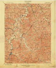 Weston West Virginia Historical topographic map, 1:62500 scale, 15 X 15 Minute, Year 1904