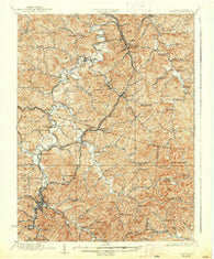 Weston West Virginia Historical topographic map, 1:62500 scale, 15 X 15 Minute, Year 1926