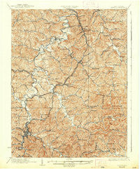 Weston West Virginia Historical topographic map, 1:62500 scale, 15 X 15 Minute, Year 1926