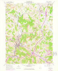 Weston West Virginia Historical topographic map, 1:24000 scale, 7.5 X 7.5 Minute, Year 1961