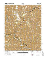 Wharncliffe West Virginia Current topographic map, 1:24000 scale, 7.5 X 7.5 Minute, Year 2016