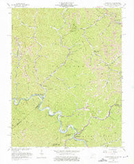 Wharncliffe West Virginia Historical topographic map, 1:24000 scale, 7.5 X 7.5 Minute, Year 1963