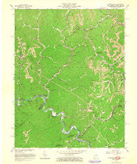 Wharncliffe West Virginia Historical topographic map, 1:24000 scale, 7.5 X 7.5 Minute, Year 1963