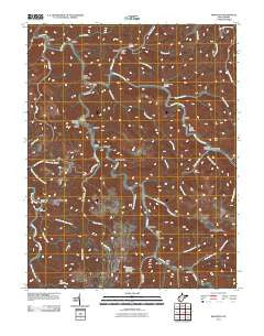 Wharton West Virginia Historical topographic map, 1:24000 scale, 7.5 X 7.5 Minute, Year 2011