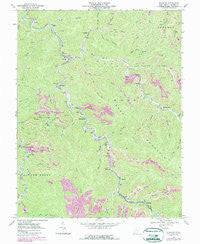Wharton West Virginia Historical topographic map, 1:24000 scale, 7.5 X 7.5 Minute, Year 1968