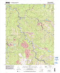 Wharton West Virginia Historical topographic map, 1:24000 scale, 7.5 X 7.5 Minute, Year 1996