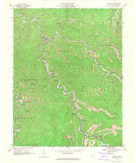 Wharton West Virginia Historical topographic map, 1:24000 scale, 7.5 X 7.5 Minute, Year 1968