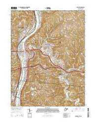 Wheeling West Virginia Historical topographic map, 1:24000 scale, 7.5 X 7.5 Minute, Year 2014