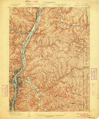 Wheeling West Virginia Historical topographic map, 1:62500 scale, 15 X 15 Minute, Year 1902