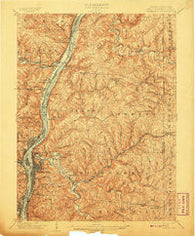 Wheeling West Virginia Historical topographic map, 1:62500 scale, 15 X 15 Minute, Year 1902