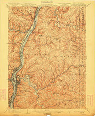 Wheeling West Virginia Historical topographic map, 1:62500 scale, 15 X 15 Minute, Year 1902