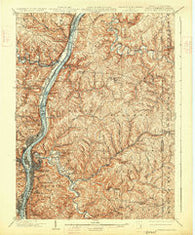 Wheeling West Virginia Historical topographic map, 1:62500 scale, 15 X 15 Minute, Year 1902