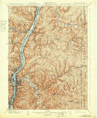 Wheeling West Virginia Historical topographic map, 1:62500 scale, 15 X 15 Minute, Year 1902