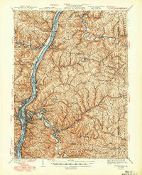 Wheeling West Virginia Historical topographic map, 1:62500 scale, 15 X 15 Minute, Year 1942