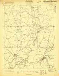 White Sulphur Springs West Virginia Historical topographic map, 1:48000 scale, 15 X 15 Minute, Year 1921