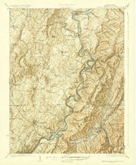White Sulphur Springs West Virginia Historical topographic map, 1:62500 scale, 15 X 15 Minute, Year 1923