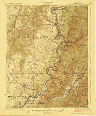 White Sulphur Springs West Virginia Historical topographic map, 1:62500 scale, 15 X 15 Minute, Year 1923