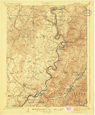 White Sulphur Springs West Virginia Historical topographic map, 1:62500 scale, 15 X 15 Minute, Year 1923