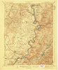 White Sulphur Springs West Virginia Historical topographic map, 1:62500 scale, 15 X 15 Minute, Year 1923