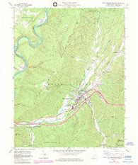 White Sulphur Springs West Virginia Historical topographic map, 1:24000 scale, 7.5 X 7.5 Minute, Year 1972