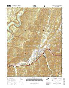 White Sulphur Springs West Virginia Historical topographic map, 1:24000 scale, 7.5 X 7.5 Minute, Year 2014
