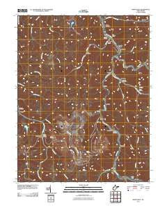 Whitesville West Virginia Historical topographic map, 1:24000 scale, 7.5 X 7.5 Minute, Year 2011