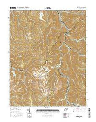 Whitesville West Virginia Current topographic map, 1:24000 scale, 7.5 X 7.5 Minute, Year 2016