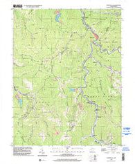 Whitesville West Virginia Historical topographic map, 1:24000 scale, 7.5 X 7.5 Minute, Year 1996