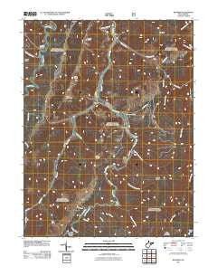 Whitmer West Virginia Historical topographic map, 1:24000 scale, 7.5 X 7.5 Minute, Year 2011