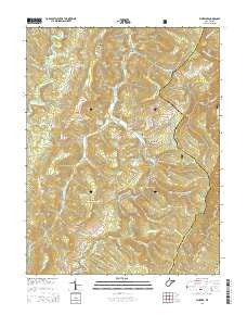 Whitmer West Virginia Historical topographic map, 1:24000 scale, 7.5 X 7.5 Minute, Year 2014