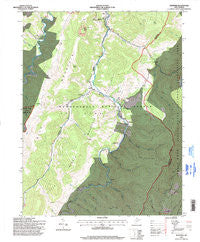 Whitmer West Virginia Historical topographic map, 1:24000 scale, 7.5 X 7.5 Minute, Year 1995