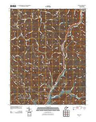 Widen West Virginia Historical topographic map, 1:24000 scale, 7.5 X 7.5 Minute, Year 2010