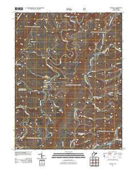 Wildell West Virginia Historical topographic map, 1:24000 scale, 7.5 X 7.5 Minute, Year 2011