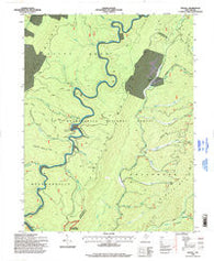 Wildell West Virginia Historical topographic map, 1:24000 scale, 7.5 X 7.5 Minute, Year 1995