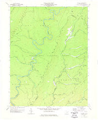 Wildell West Virginia Historical topographic map, 1:24000 scale, 7.5 X 7.5 Minute, Year 1977
