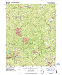 Williams Mountain West Virginia Historical topographic map, 1:24000 scale, 7.5 X 7.5 Minute, Year 1996