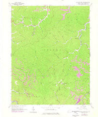 Williams Mountain West Virginia Historical topographic map, 1:24000 scale, 7.5 X 7.5 Minute, Year 1965