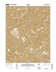 Williams Mountain West Virginia Historical topographic map, 1:24000 scale, 7.5 X 7.5 Minute, Year 2014