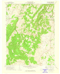 Williamsburg West Virginia Historical topographic map, 1:24000 scale, 7.5 X 7.5 Minute, Year 1972