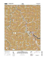 Williamson West Virginia Current topographic map, 1:24000 scale, 7.5 X 7.5 Minute, Year 2016