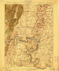 Williamsport Maryland Historical topographic map, 1:62500 scale, 15 X 15 Minute, Year 1912