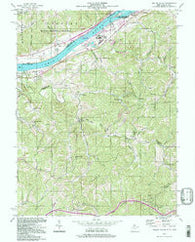 Willow Island West Virginia Historical topographic map, 1:24000 scale, 7.5 X 7.5 Minute, Year 1994