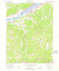 Willow Island West Virginia Historical topographic map, 1:24000 scale, 7.5 X 7.5 Minute, Year 1957