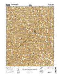 Wilsondale West Virginia Current topographic map, 1:24000 scale, 7.5 X 7.5 Minute, Year 2016
